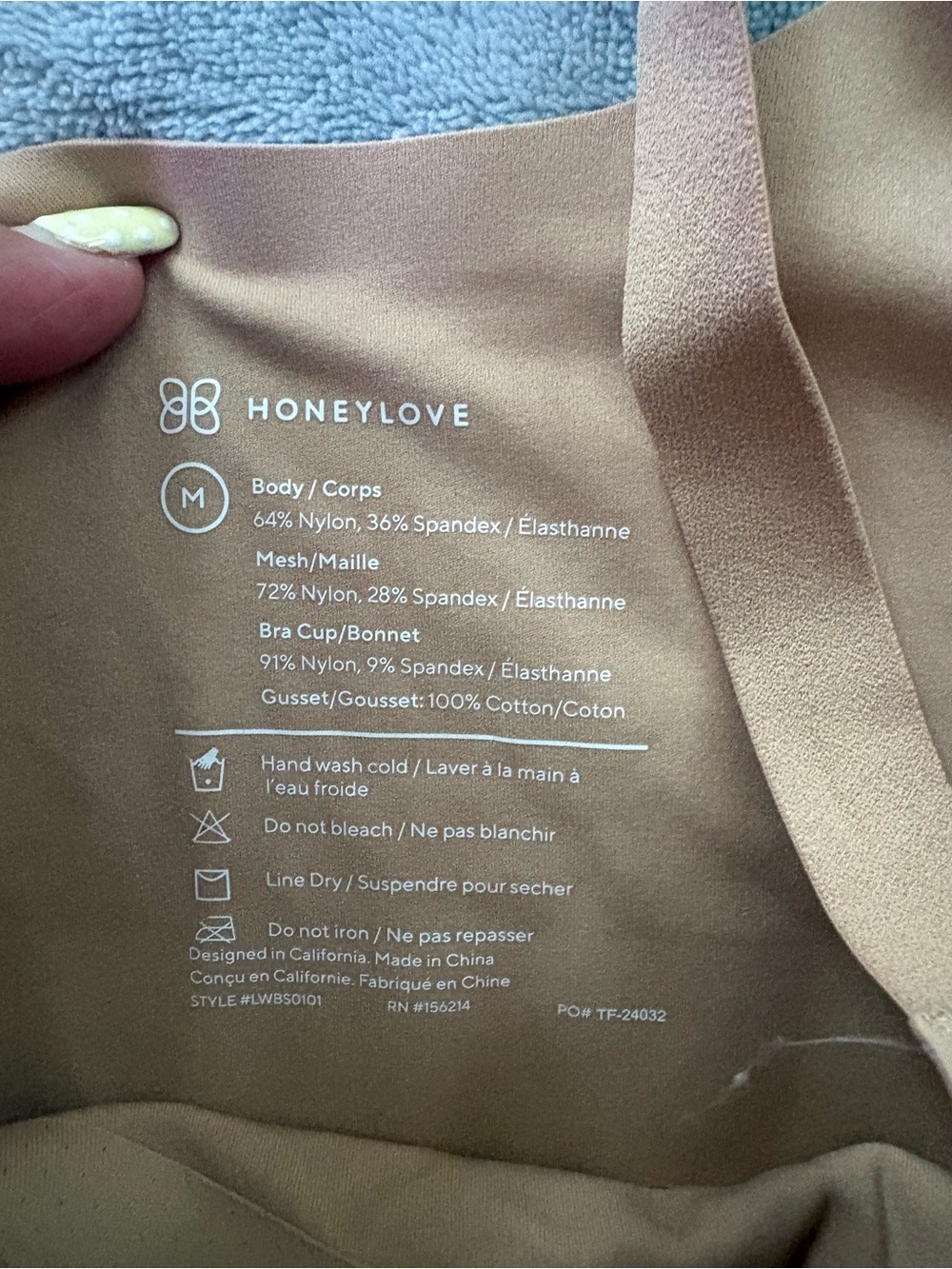 Honeylove One-Piece Bodysuit Trio in White, Nude, and Black - Picture 3 of 3